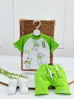 کد ۳۴۳۵ تیشرت شلوارک پو summer is here - Image 6