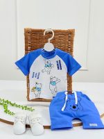 کد ۳۴۳۵ تیشرت شلوارک پو summer is here - Image 5