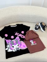 کد 3488 تیشرت شلوارک کرومی هدفون پاپیونی - Image 4