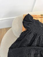 کد ۳۷۰۵ پیراهن بادی تمام دانتل طرح طاووس - Image 4