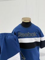 کد 3750 تیشرت شلوارک طرح reebook - Image 3