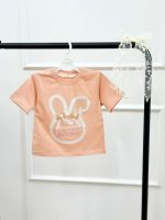 کد ۳۷۶۹ تیشرت تک طرح خرگوش Lovely - Image 5