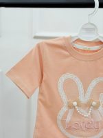 کد ۳۷۶۹ تیشرت تک طرح خرگوش Lovely - Image 4