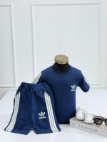 کد ۳۷۵۵ تیشرت شلوارک آدیداس اعلای پرطرفدار - Image 9