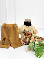 کد ۳۷۶۷ تیشرت شلوارک طرح the bear