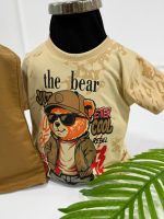 کد ۳۷۶۷ تیشرت شلوارک طرح the bear - Image 3