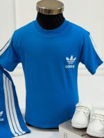 کد ۳۷۵۵ تیشرت شلوارک آدیداس اعلای پرطرفدار - Image 6