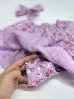 کد 3790 بادی پیراهنی وارداتی پنبه گل دار و بابونه - Image 7