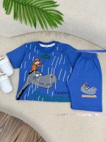 کد 3629 تیشرت شلوارک دایناسور چتری - Image 3
