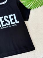 کد ۳۸۰۹ تیشرت تک مشکی DIESEL - Image 5