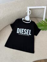 کد ۳۸۰۹ تیشرت تک مشکی DIESEL - Image 4