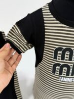 کد ۳۸۱۰ تیشرت شلوارک راه راه min min - Image 5