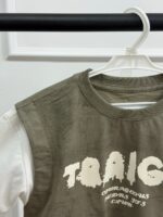 کد ۳۸۰۰ ست وارداتی تیشرت شلوارک باکسی TAAIGH - Image 2