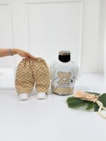 کد ۳۷۹۷ تیشرت شلوارک خرس GUCCI - Image 3