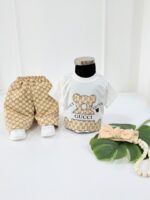 کد ۳۷۹۷ تیشرت شلوارک خرس GUCCI