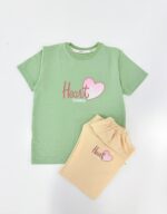 کد ۳۸۰۷ تیشرت شلوارک Heart - Image 2