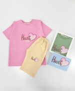 کد ۳۸۰۷ تیشرت شلوارک Heart - Image 3