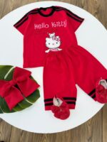 کد 3821 تیشرت شلوارک کیتی Hello Kitty - Image 3
