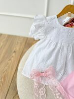 کد ۳۸۵۰ بلوز شلوارک سوزندوزی طرح مایسا - Image 3