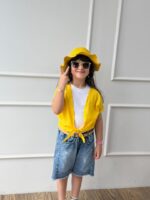 کد 3848 بلوز شلوارک سوزندوزی طرح رایلی - Image 8