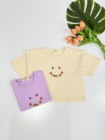 کد ۳۸۵۲ کراپ گلدوزی طرح لبخند نفس - Image 2