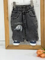 کد ۳۹۰۰ شلوارک جین طرح FEARIES - Image 4