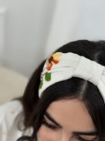 کد ۳۹۲۷ تل گلدوزی لینن مادر و نوجوان - Image 2