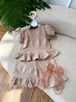 کد ۳۹۷۲ بلوز شلوارک مراکشی طرح شانای