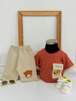 کد ۳۹۹۲ تیشرت شلوارک اسپرت تابستانی - Image 4