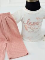 کد ۳۹۹۵ تیشرت شلوار وارداتی لاو آویزان - Image 3
