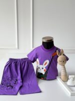 کد ۴۰۰۴ تیشرت شلوارک خرگوش تاب بازی - Image 3