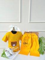 کد 4006 تیشرت شلوارک خرس متعجب - Image 3