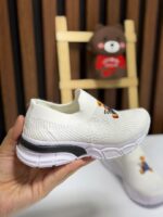 کد 4031 کتونی جورابی خرسی سفید - تصویر 3