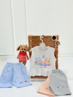 کد ۴۰۲۲ تاپ شلوارک طرح خرگوش RAINBOW