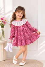 کد ۴۰۹۱ پیراهن گل گلی طرح چیگل