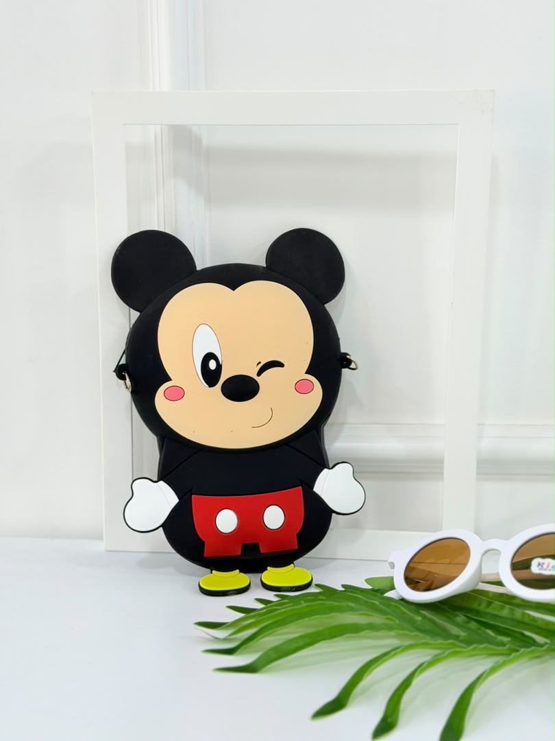 کد ۴۱۴۳ کیف سیلیکونی بزرگ طرح چشمک زن