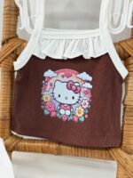 کد ۴۱۷۷ تاپ شلوارک طرح کیتی - Image 5