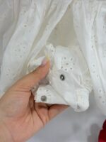 کد ۴۱۹۱ بادی سوزندوزی سفید طرح سوزان - Image 2