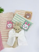 کد ۴۲۱۳ بلوز شلوار کبریتی طرح خرس و خرگوش - Image 2